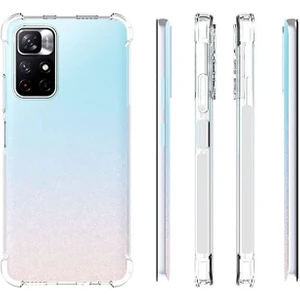 Xiaomi   Poco M4 Pro 4g Köşeli Şeffaf Anti Shock Silikon Kılıf