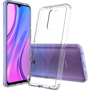 Xiaomi   Redmi 9 Köşeli Şeffaf Anti Shock Silikon Kılıf