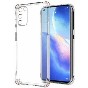 Oppo A16 Köşeli Şeffaf Anti Shock Silikon Kılıf