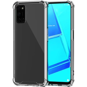 Oppo A92 Köşeli Şeffaf Anti Shock Silikon Kılıf
