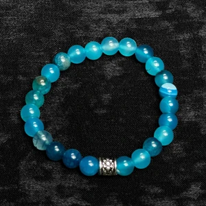 Mavi Akik Taşı Bileklik