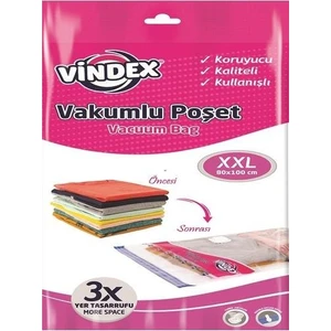 (*) Vindex Vakumlu Poşet Xxl 80*100