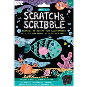 Ooly Mini Scratch & Scribble - Friendly Fish