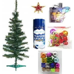 Düvenci Ticaret Yılbaşı Lüx Süslü Çam Ağaçları 90CM