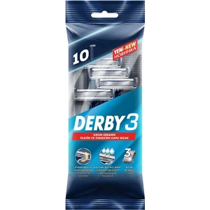 3 10'lu Poşet Tıraş Bıçağı 3 Bıçaklı