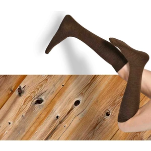 Algitsin Ola Kadın Diz Altı Pamuklu Çorap