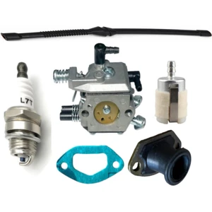 Kmtmak 4500/5200 Motorlu Testere Karbüratör Benzin Hortumu Filtresi Buji Manifold Set