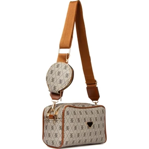 Adelina Bags Kadın Desenli Omuz Çantası Cüzdan