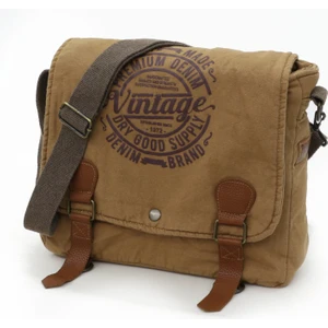 Old Cotton Cargo 8045 Camel Postacı Omuz Kanvas Tablet Evrak Laptop Okul Notebook Çantası