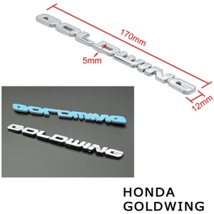 Honda Goldwing Amblem Logo Metal Sticker Yazı 2 Adet Set