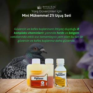 Royal Ilaç Güvercin Ve Kafes Kuşları Için Mini Muhteşem Ikili Set (Pigeotonic+Pigeorex)