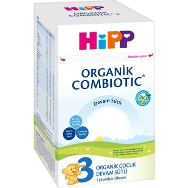 Hipp 3 Organik Combiotic Devam Sütü 800