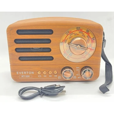 Ataşbey Nostaljik RT-350 Bluetoothlu Müzik Kutusu 1 W Güç Özellikleri ile Dayanıklı