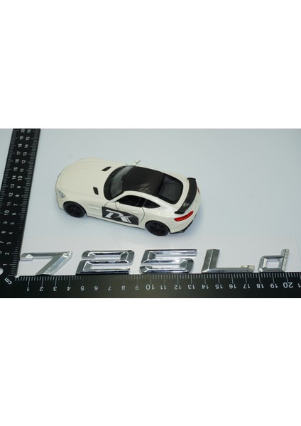 725LD Bagaj Krom Metal 3m 3D Yazı Logo Bmw Ile Uyumlu modelleri