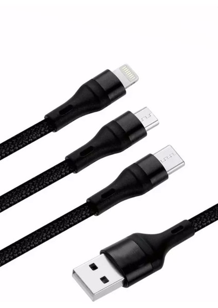 Oneplus 9 Pro Şarj Kablosu 3in1