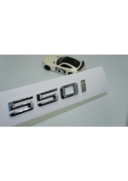 550I Bagaj Krom Metal 3m 3D Yazı Logo Bmw Ile Uyumlu modelleri