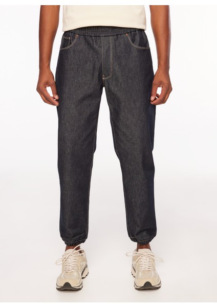Lastikli Bel Jogger Erkek Denim Pantolon 6RZJ76 1500 Indıgo Denım fiyatları