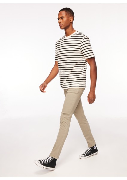 Gmg Fırenze Standart Bel Normal Paça Slim Fit Haki Erkek Pantolon ZR23MFW12051