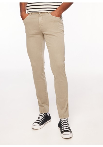 Gmg Fırenze Standart Bel Normal Paça Slim Fit Haki Erkek Pantolon ZR23MFW12051 fırsatları