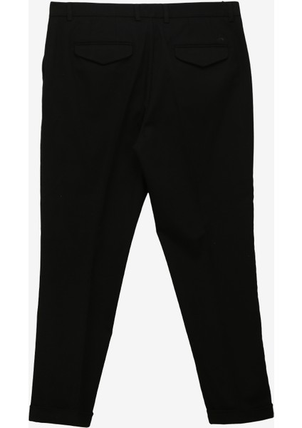 Normal Bel Duble Paça Standart Siyah Erkek Pantolon BBFW23MPT007 fiyatları