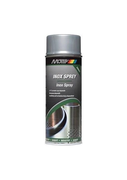 BYR002 CLZ202 Motip Paslanmaz Inox Sprey Boya 400 ml [efsngrck]