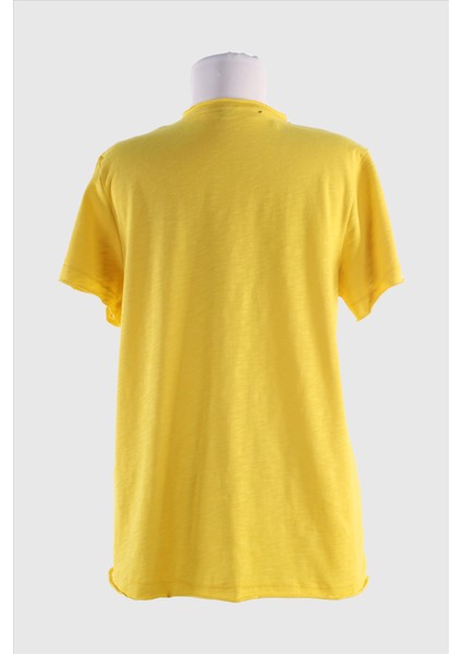 2093_Baskılı V Yaka Kısa Kollu T-shirt fiyatları