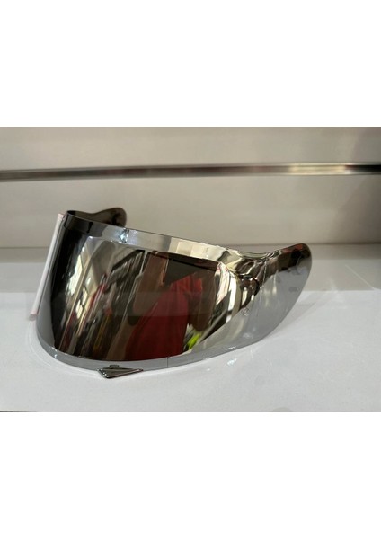 Kask Camı V-16 Atom Çene Açılır (Silver) Ayna