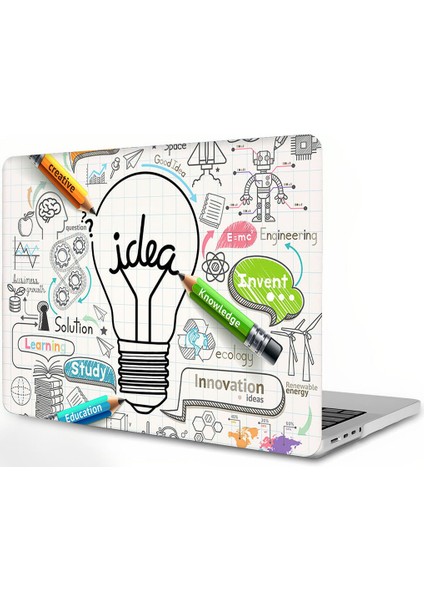 Macbook Air 13.6 Inç Kasa Modeli A2681 2022 Sürümü ile Uyumlu Apple Air 13 Inç M2 Çip Için Plastik Sert Kılıf (Yurt Dışından)