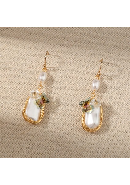 El Yapımı Inci Çiçek Küpe (Yurt Dışından) fiyatları