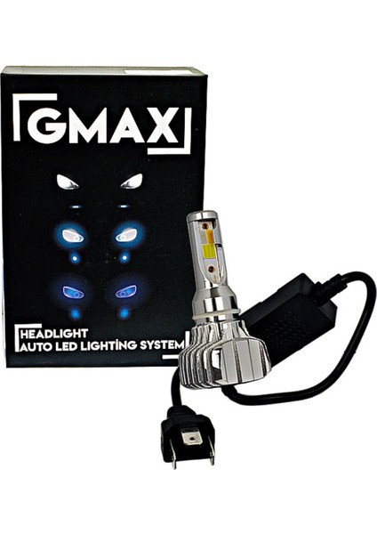 H4 Sarı Beyaz Mavi 3 Renk Çakarlı LED Xenon 12-24 Volt