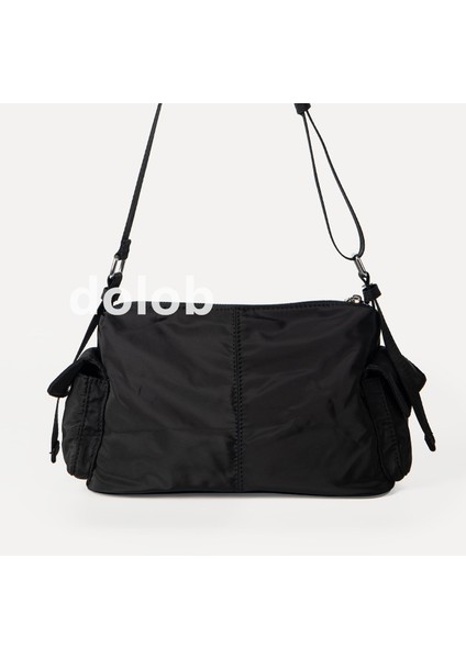 Kadın Crossbody Çok Yönlü Küçük Kare Niş Iş Kıyafeti Tarzı Naylon Dokulu Omuz Çanta (Yurt Dışından) modelleri