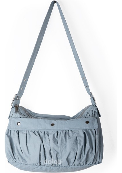 Kadın Crossbody Yaz Büyük Kapasiteli Iş Kıyafeti Kadın Niş Tasarım Pilili Naylon Omuz Çanta (Yurt Dışından)