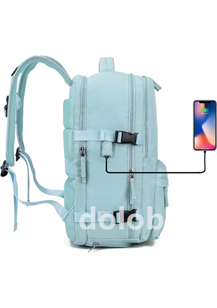 Büyük Kapasiteli Naylon Su Geçirmez Sırt Oxford Kumaş Iş Çok Fonksiyonlu Sırt Eğlence Seyahati Hafif Okul Çanta (Yurt Dışından) indirimleri