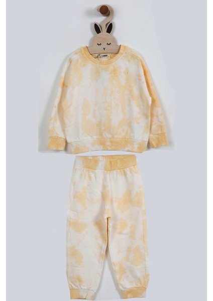 Unisex Çocuk Batik Desenli 3 Iplik Şardonsuz Eşofman Takımı fiyatları