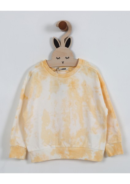 Unisex Çocuk Batik Desenli 3 Iplik Şardonsuz Eşofman Takımı modelleri