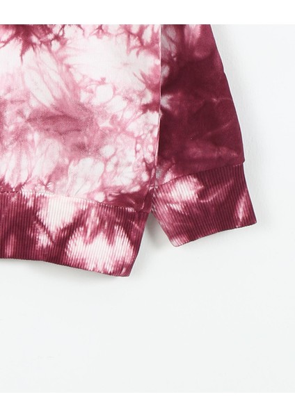 Unisex Çocuk Batik Desenli 3 Iplik Şardonsuz Eşofman Takımı