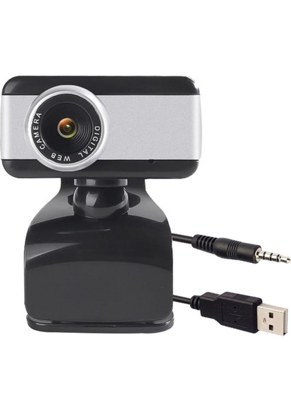 POWERMASTER PM-2433 TAK ÇALIŞTIR 2 MP MİKROFONLU 480P USB WEBCAM