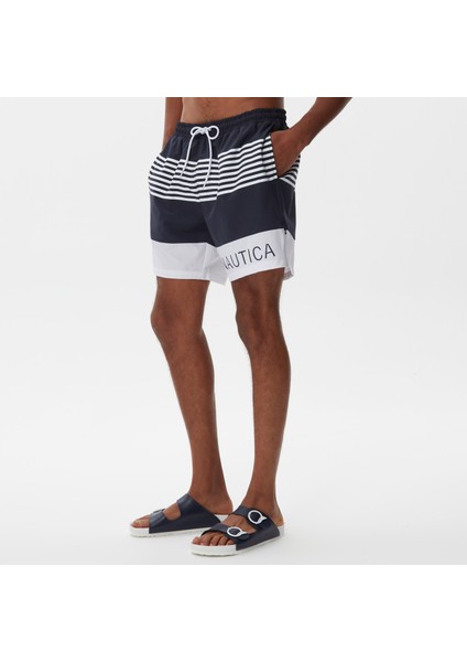 Nautıca Erkek Lacivert Çizgili Mayo Şort T35310T.4NV modelleri