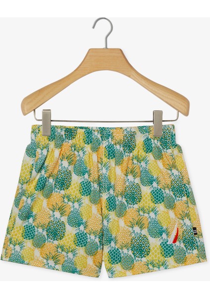 Nautıca Erkek Çocuk Sarı Baskılı Mayo Şort TB35504T.7BZ