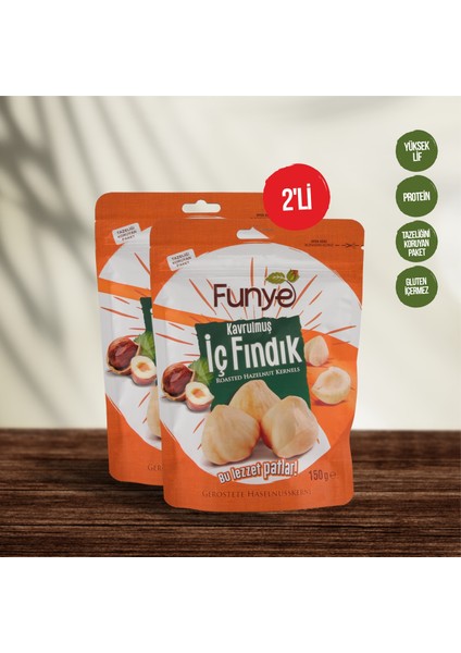 Kavrulmuş Fındık Doypack 150 gr x 2 Adet