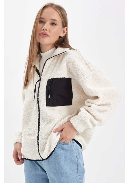 A9226 Coool Oversize Fit Pelüş Hırka