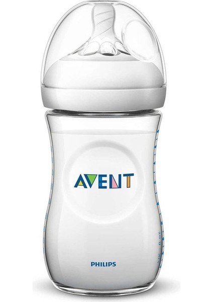 Philips Avent Natural Güvenli Cam Biberon 240ml 0+Ay