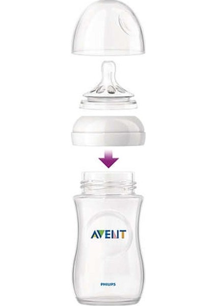 Avent Natural Tekli PP Biberon 260ml