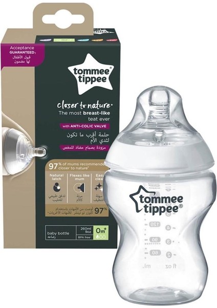 Tommee Tippee Naturel PP Biberon Beyaz 260 ml