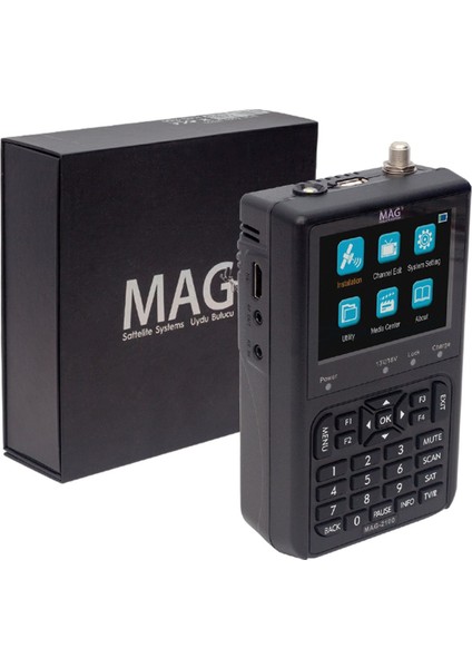 MAG-2100 3.5 GÖRÜNTÜLÜ HD UYDU YÖN BULUCU