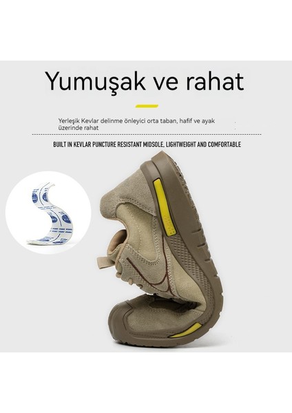 Qıchu Yalıtımlı Ayakkabı Iş Sigortası Ayakkabıları Dana Derisi Anti-Şok Anti-Delinme Çelik Kafa (Yurt Dışından) fırsatları