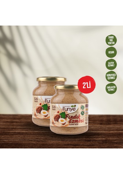 Fındık Ezmesi - (300 Gr) x 2 Adet