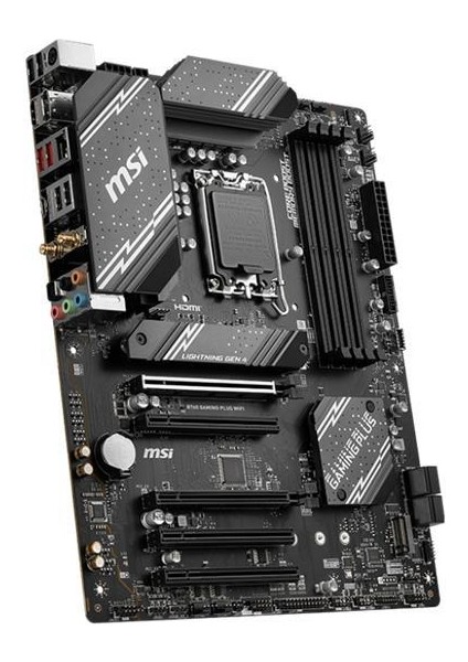 B760 GAMING PLUS WIFI DDR5 6800MHZ 1XHDMI 1XDP 2XM.2 USB 3.2 ATX 1700P (13. VE 12.NESİL İŞLEMCİ UYUMLU)