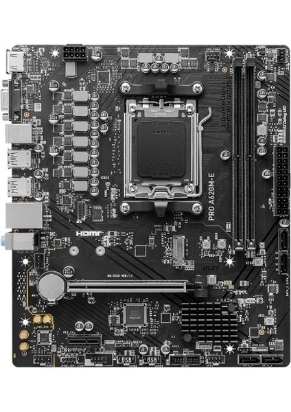 PRO A620M-E 6400Mhz(OC) M.2 HDMI VGA mATX AM5