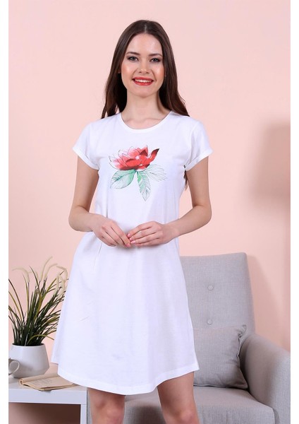 Kadın Beyaz Kısa Kollu Tunik fırsatları